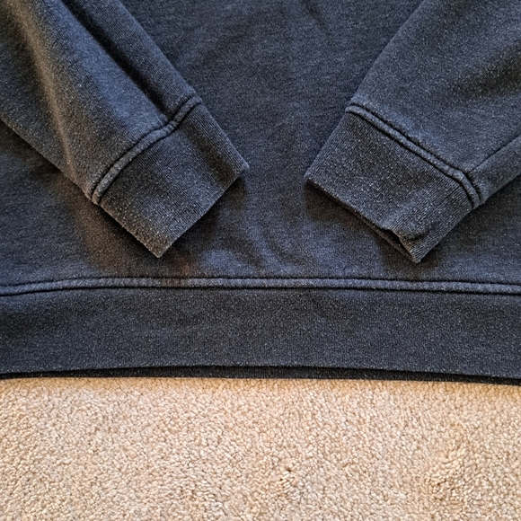 Banana Republic Factory Grey Hoodie Sweatshirt Men's Medium Unisex - Picture 4 of 8